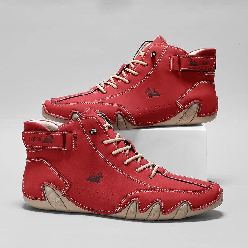 Men'S Shoes Dq - 革カジュアルシューズスニーカー男性用ファッションアウトドアウォーキングローファーシューズ快適な履物高級男のブーツ 2026 新作