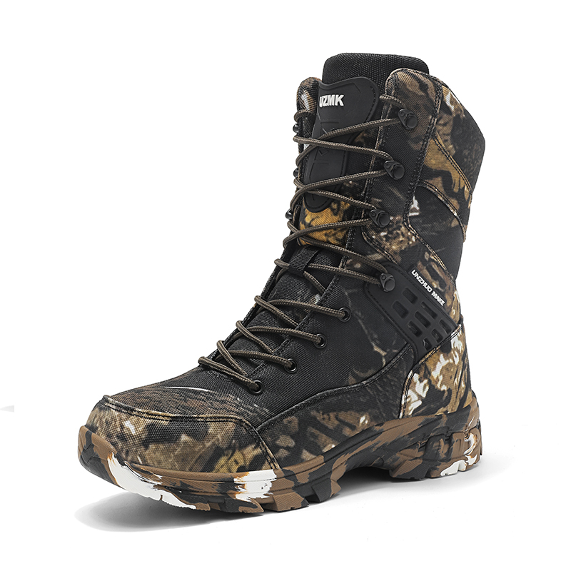 Men'S Shoes Dq - 男性軍靴通気性安全ユニセックス戦術ブーツ男性登山ハイキングブーツキャンプ高品質軍事女性レースアップ