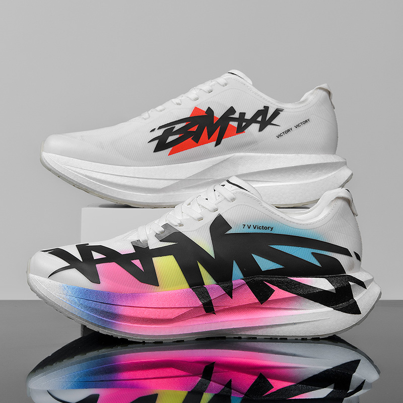 Men'S Training Shoes - アスレチックランニングシューズ男性マラソン専門トレーニングレーススポーツカーボンボード軽量女性用快適カジュアルスニーカー