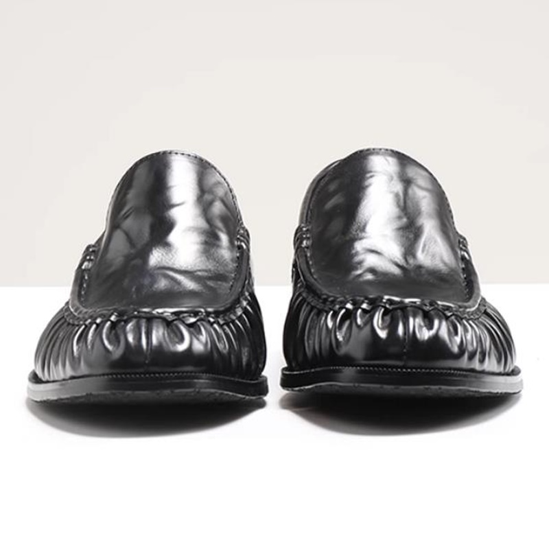 トップレイヤー牛革ハンドグリップパターンの職人技による羊革裏 - Men'S Shoes Grip のレビューと価格
