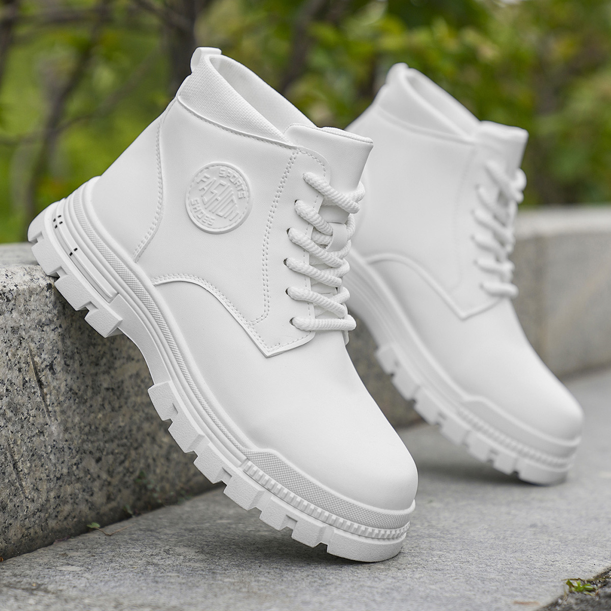 メンズファッション オールシーズン対応 ホワイト バイクブー - Men'S Shoes Dq のレビューと価格
