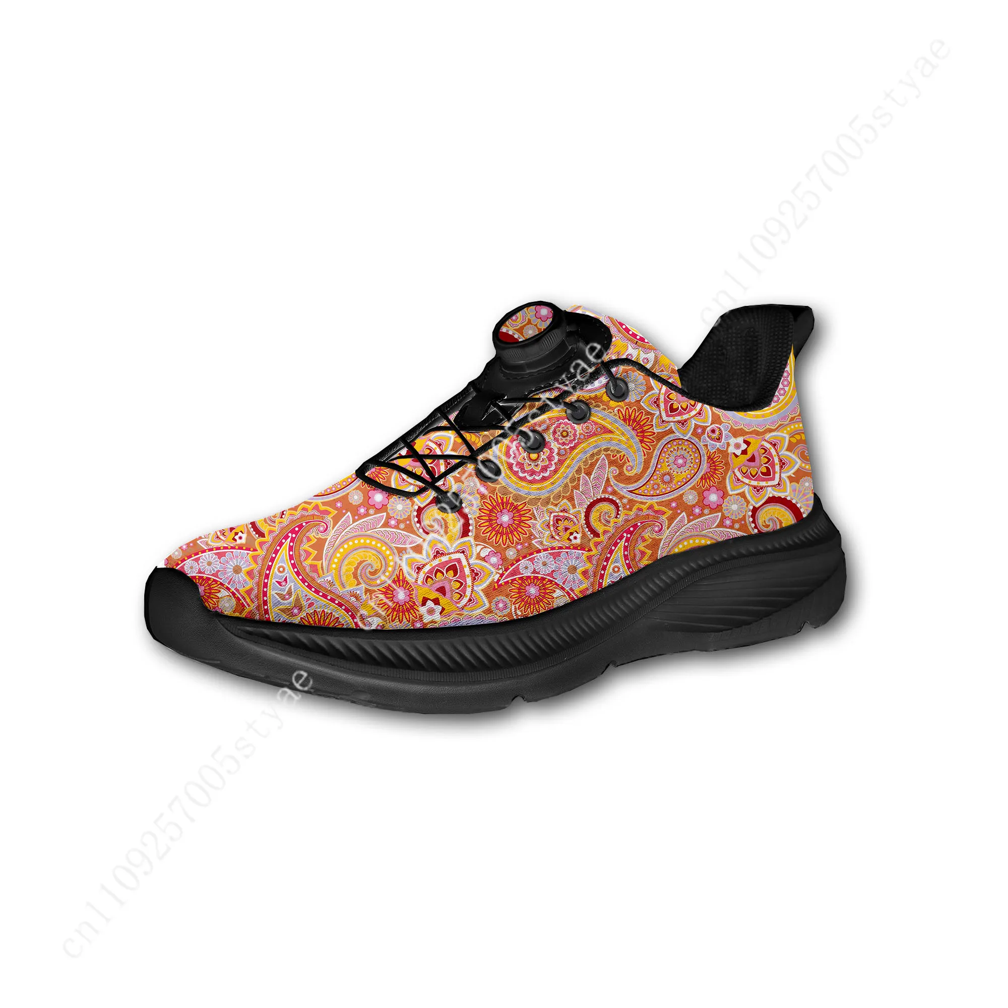 ボヘミアンマンダラ花柄カスタムウォーキングシューズ男性女性回 - Men Shoes Designer のレビューと価格