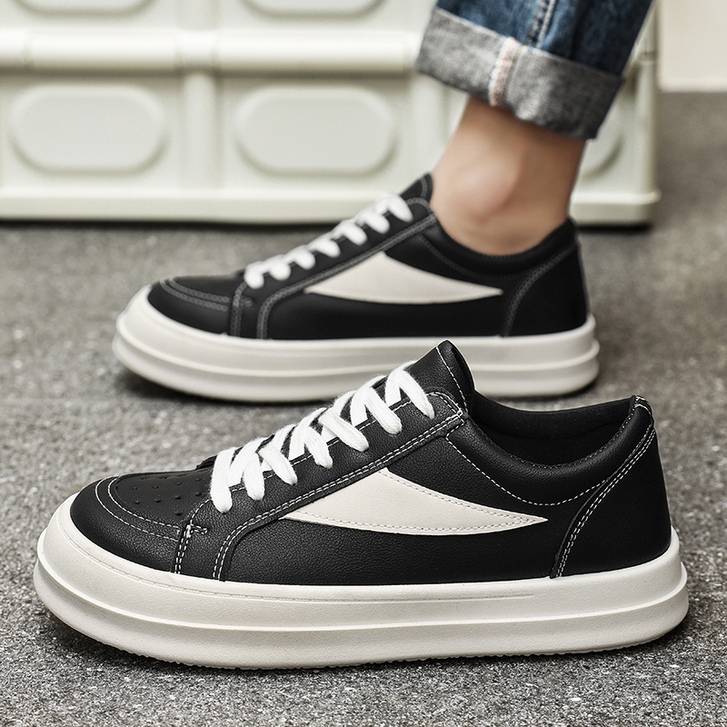 無地メンズローカットカジュアルスケートシューズ通気性のある生 - Men'S Shoes Grip のレビューと価格