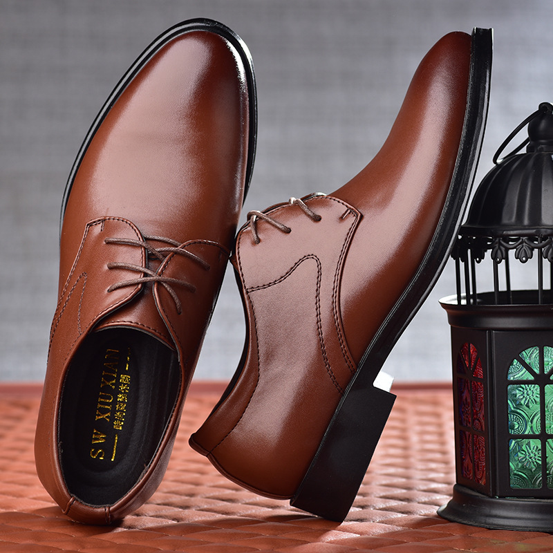 メンズレザーレースアップシューズ,ダービーシューズ,ウェディ - Men Shoes Outlet のレビューと価格