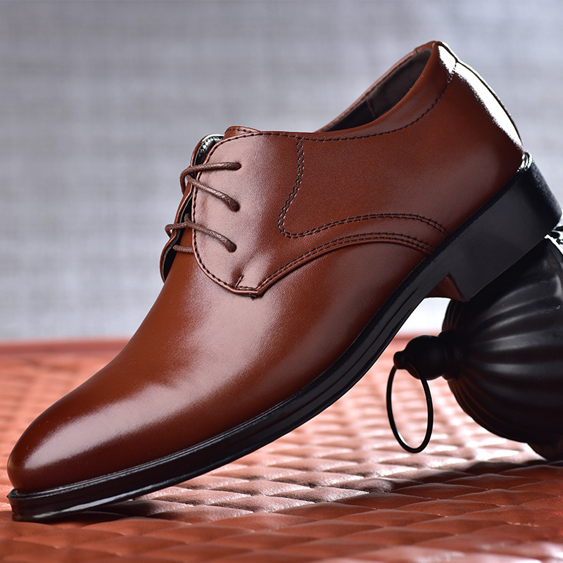 メンズレザーレースアップシューズ,ダービーシューズ,ウェディ - Men Shoes Outlet のレビューと価格