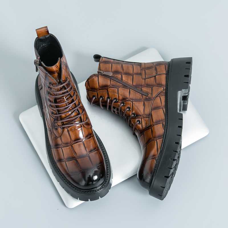 夏のメンズファッションチェルシーブーツブラックブラウンアメリ - Men'S Training Shoes のレビューと価格