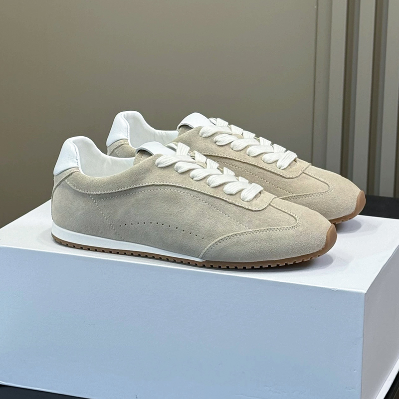 ユニセックスレディースカジュアルシューズ本革スエードスニーカ - Men Shoes Designer のレビューと価格