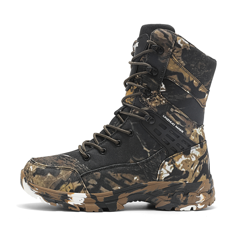 男性軍靴通気性安全ユニセックス戦術ブーツ男性登山ハイキングブ - Men'S Shoes Dq のレビューと価格