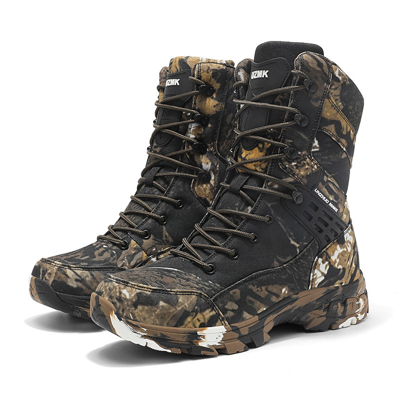男性軍靴通気性安全ユニセックス戦術ブーツ男性登山ハイキングブ - Men'S Shoes Dq のレビューと価格