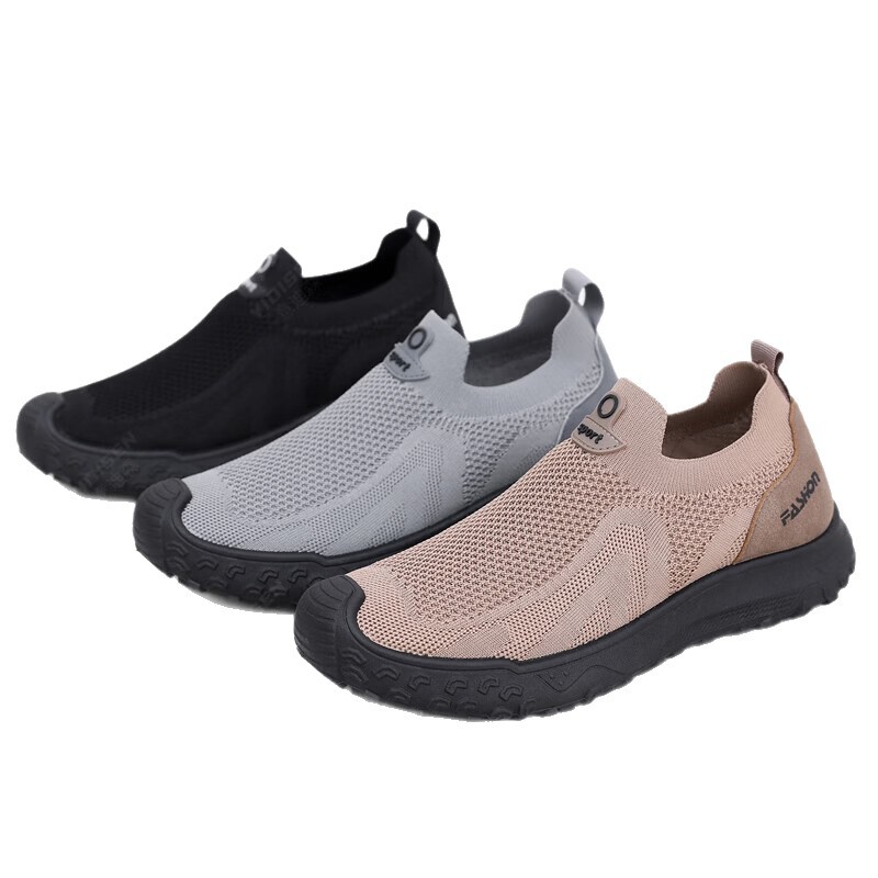 夏のメンズカジュアルシューズ弾性スリップオンデザイン衝突防止 - Men Shoes Designer のレビューと価格