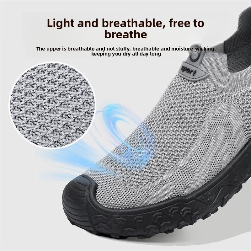 夏のメンズカジュアルシューズ弾性スリップオンデザイン衝突防止 - Men Shoes Designer のレビューと価格