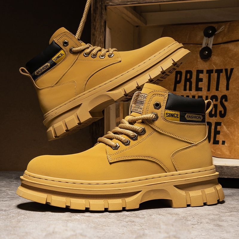 ヴィンテージ メンズ プラットフォーム アンクルブーツ 秋冬 - Men'S Shoes Dq のレビューと価格