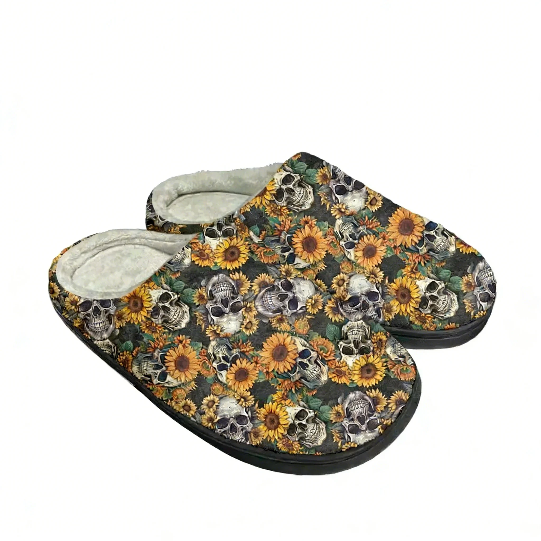 サンフラワースカルホームコットンスリッパ メンズ レディース - Men Shoes Designer のレビューと価格