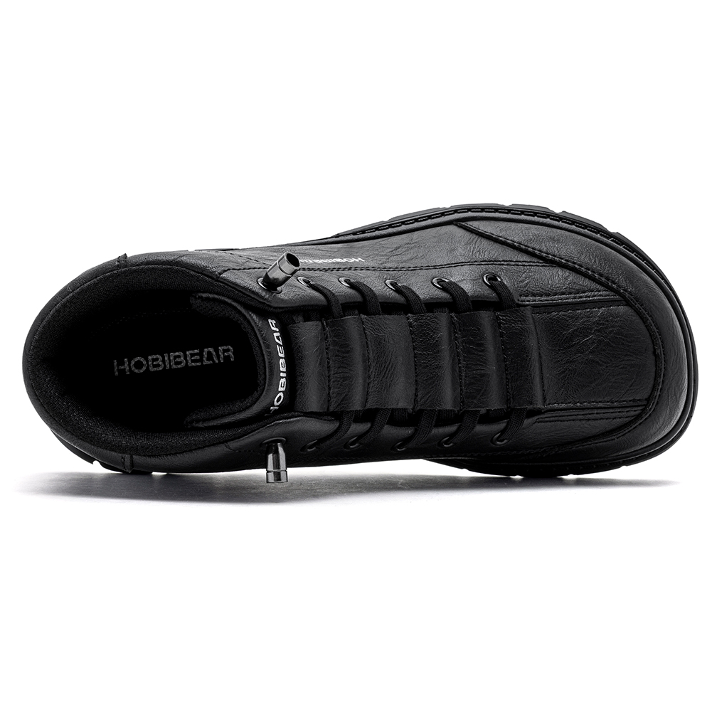 HOBIBEAR メンズ ワイドトゥボックス アンクルブーツ - Men'S Shoes Dq のレビューと価格