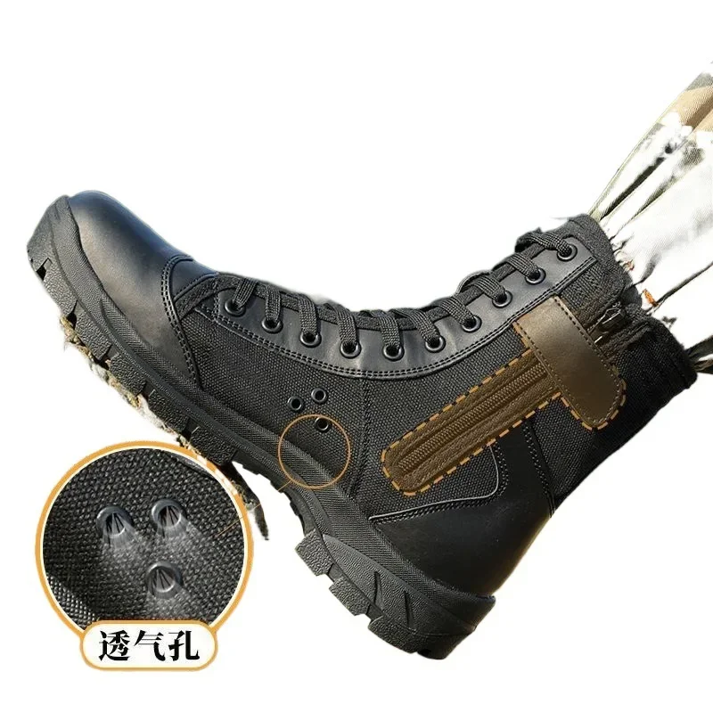 夏用メッシュ通気性トレーニングブーツ メンズハイカット安全靴 - Men'S Shoes Dq のレビューと価格