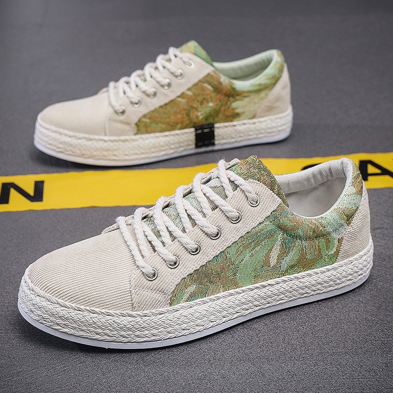 快適で通気性のあるカジュアルシューズ男性用キャンバスデザイナ - Men Shoes Designer のレビューと価格