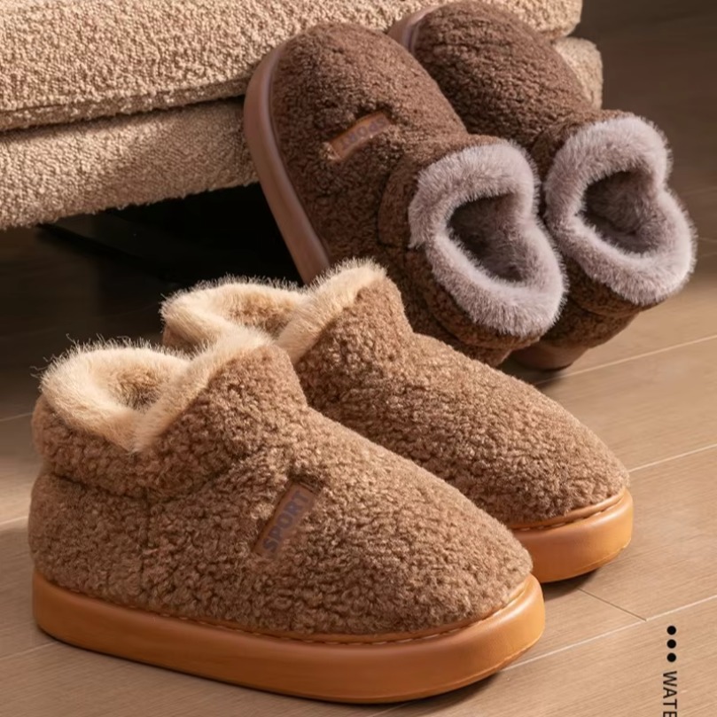 ふわふわの室内用スリッパ、女性用、冬用、柔らかい素材、滑り止 - Men'S Shoes Grip のレビューと価格