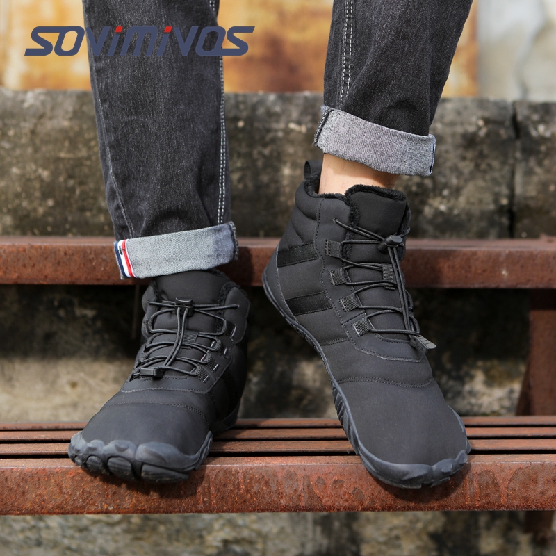 男性と女性のための防水コットンブーツ,裸足の靴,幅広のつま先 - Men'S Shoes Zero Drop のレビューと価格