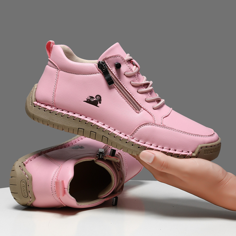 女性用スニーカー手作りレザーカジュアルシューズアウトドアソフ - Men'S Shoes Dq のレビューと価格
