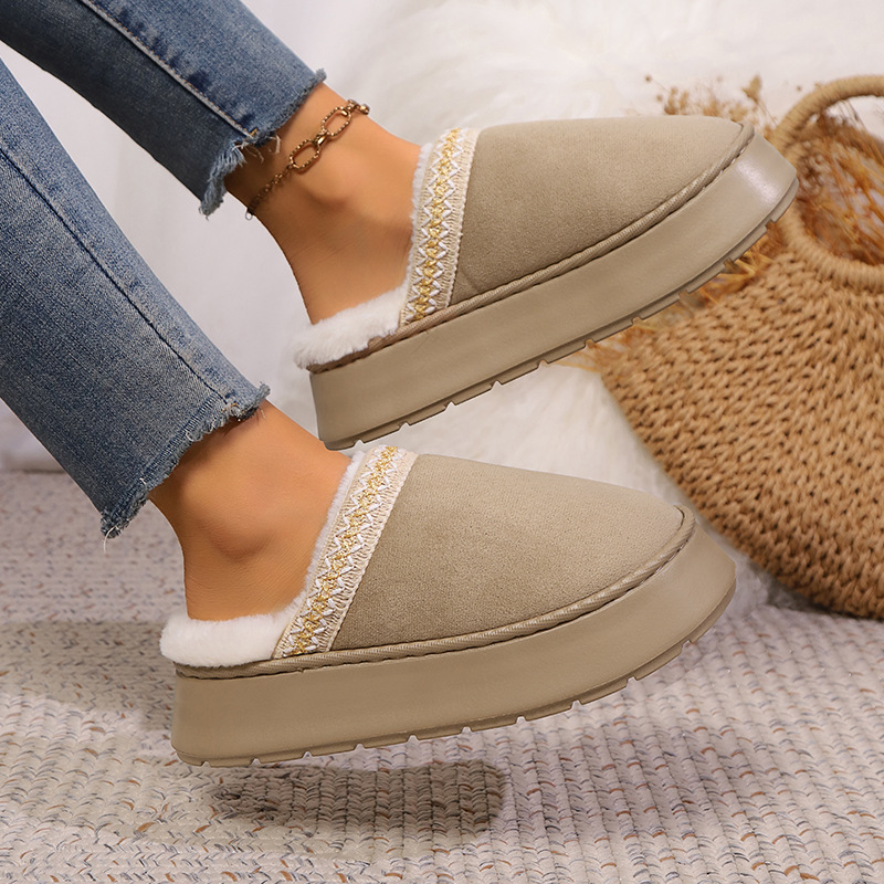 ホームスリッパ レディース 冬用 暖かい ふわふわ ファー  - Men'S Shoes Grip のレビューと価格