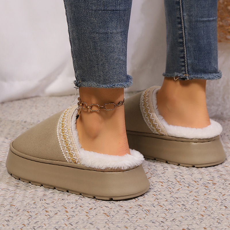 ホームスリッパ レディース 冬用 暖かい ふわふわ ファー  - Men'S Shoes Grip のレビューと価格